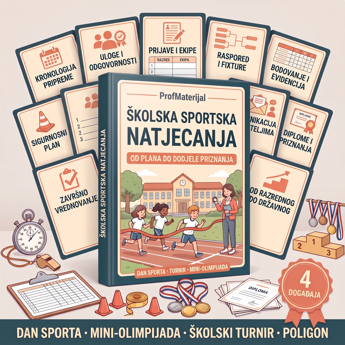Školska sportska natjecanja — od plana do dodjele priznanja